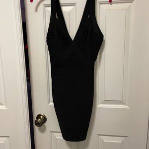 Black Bodycon Dress from Tobi